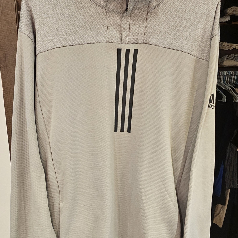 Adidas Heather Gray Pullover